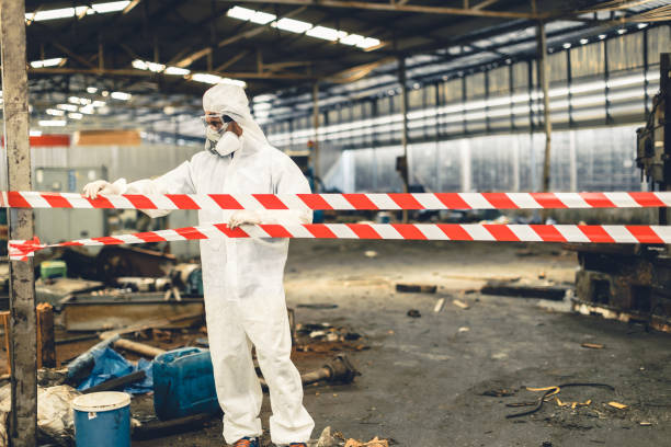 Professional Biohazard technician working in West Hollywood, CA